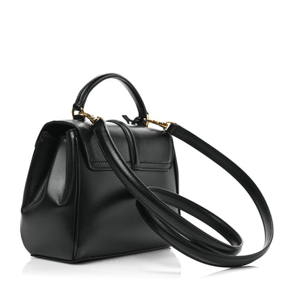 Celine Satinated Calfskin Mini 16 Top Handle Bag Black 2 of 9