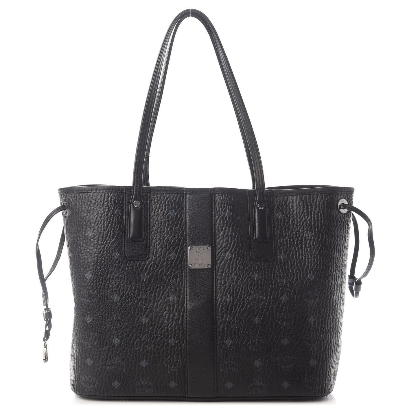 Visetos Medium Liz Reversible Shopper Tote Black