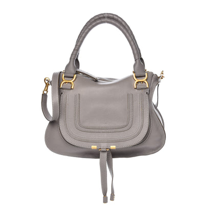 Chloe Calfskin Medium Marcie Satchel Cashmere Grey 1 of 13