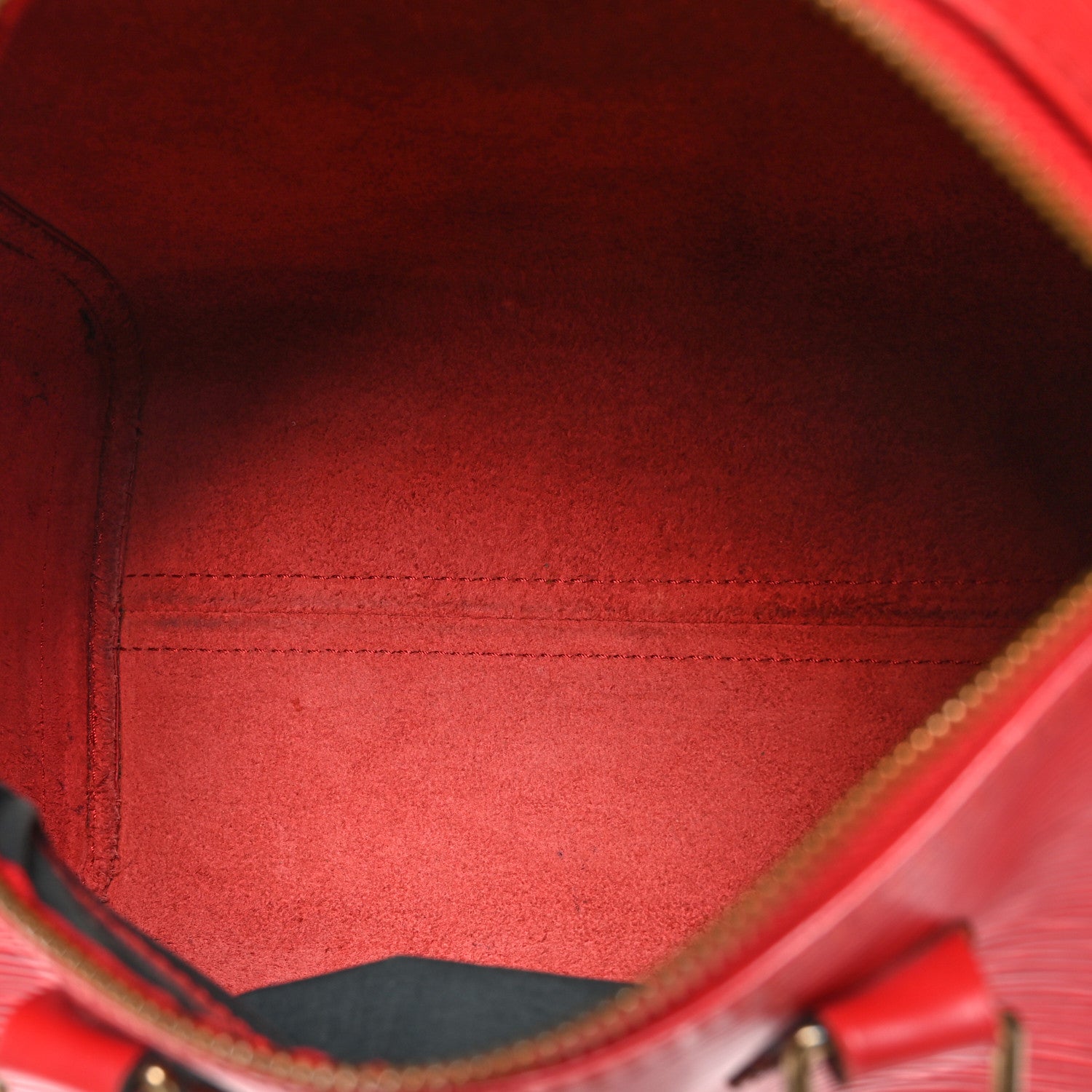 Louis Vuitton Epi Speedy 25 Castillan Red 5 of 14