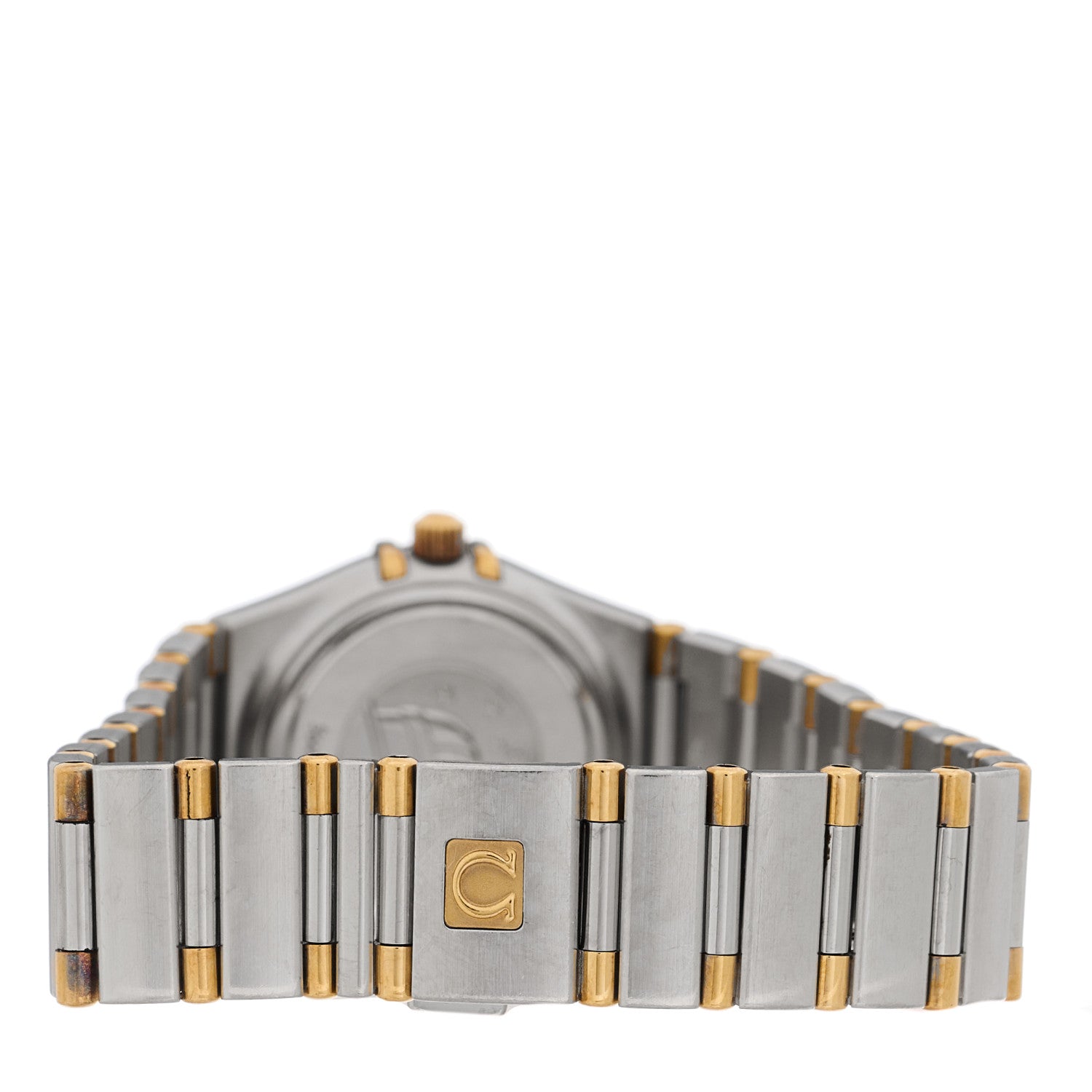 Omega Stainless Steel 18K Yellow Gold 22mm Constellation Quartz Watch White 1362.30 3 of 4