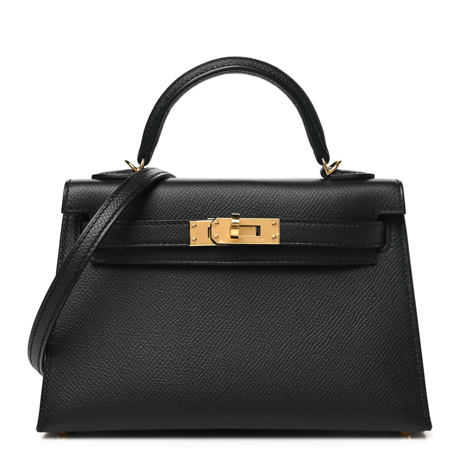 Hermes Epsom Mini Kelly Sellier 20 Black 1 of 11