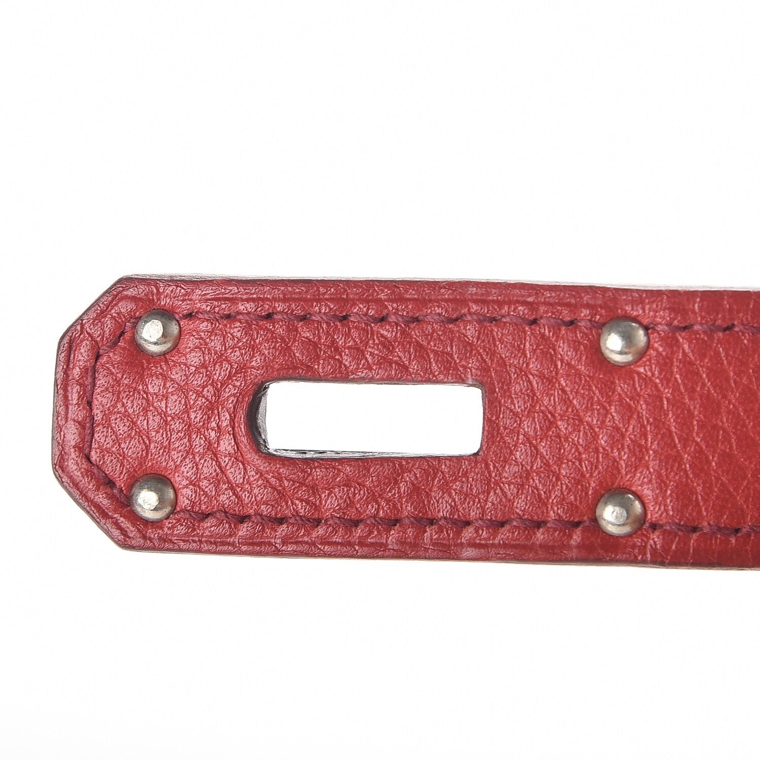Hermes Taurillon Clemence JPG Shoulder Birkin II 42 Rouge Vif 20 of 34
