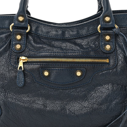 Balenciaga Agneau Giant 12 Gold Hardware City Bleu Obscur 8 of 10