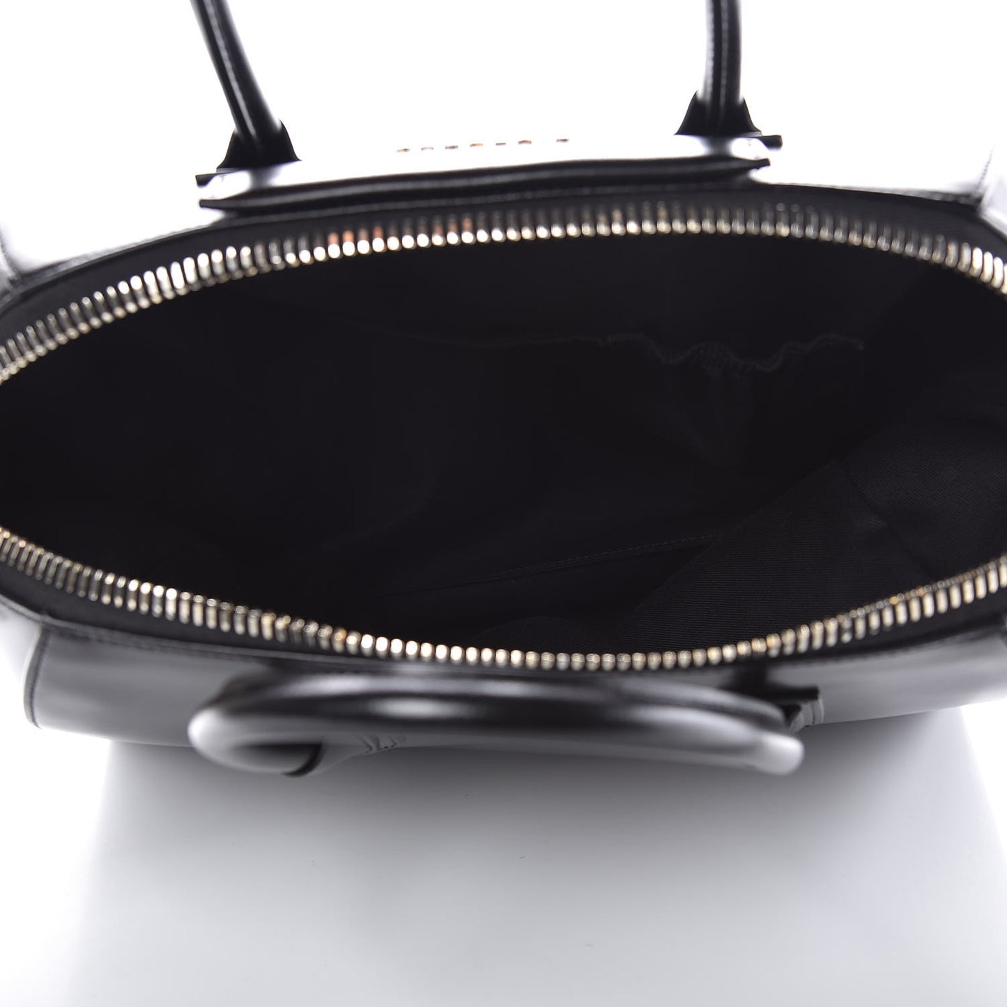 Shiny Lord Calfskin Medium Antigona Black