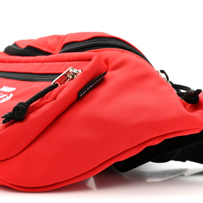 Balenciaga Nylon WFP Belt Bag Red 8 of 9