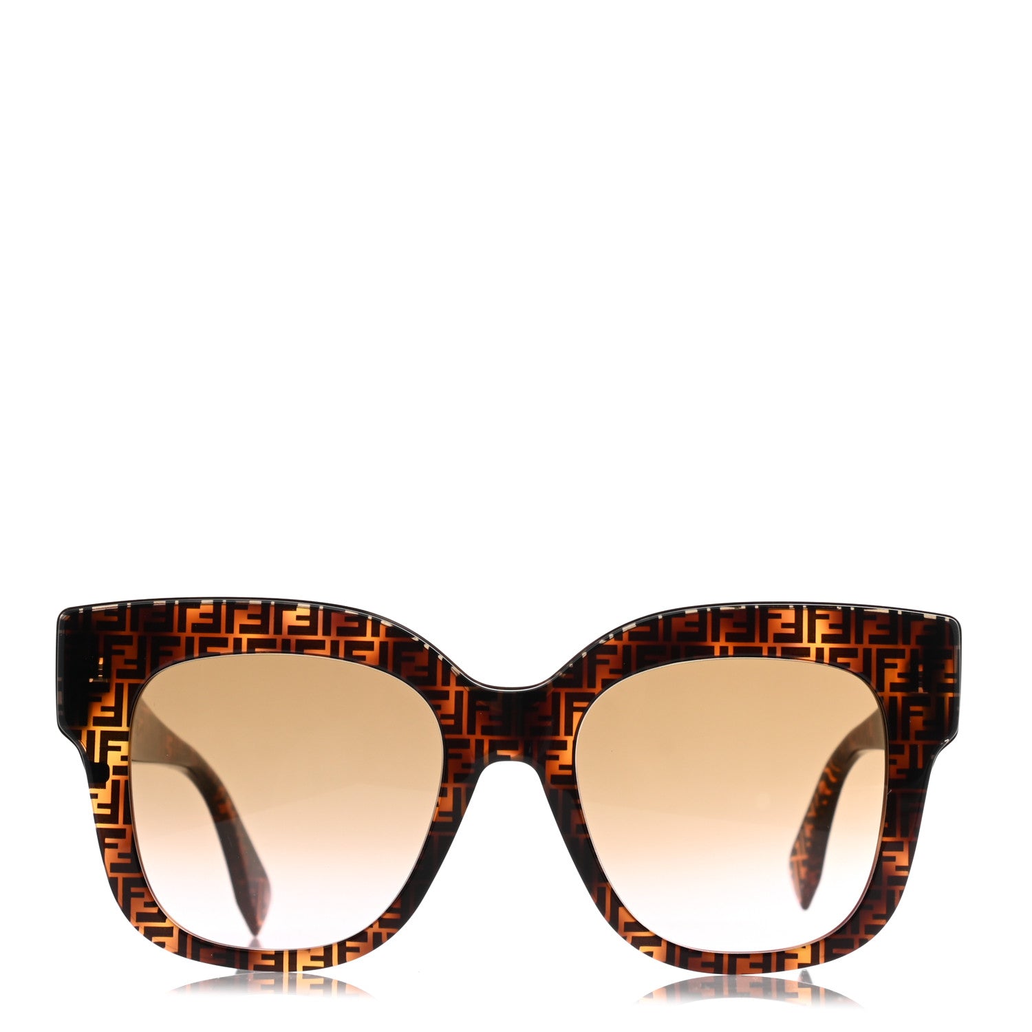 Fendi Acetate F is Fendi FF Sunglasses 0359/S Tortoise Camouflage 2 of 6