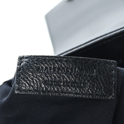 Saint Laurent Calfskin Y Quilted Monogram Large Loulou Shopper Black 7 of 10