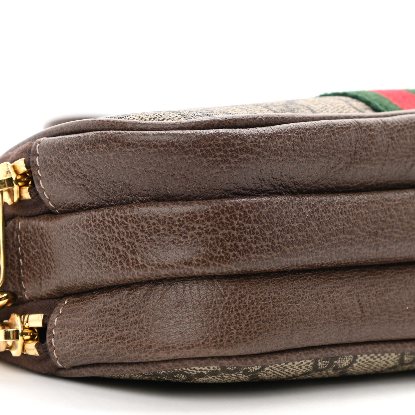 GG Supreme Monogram Web Mini Ophidia GG Bag Brown