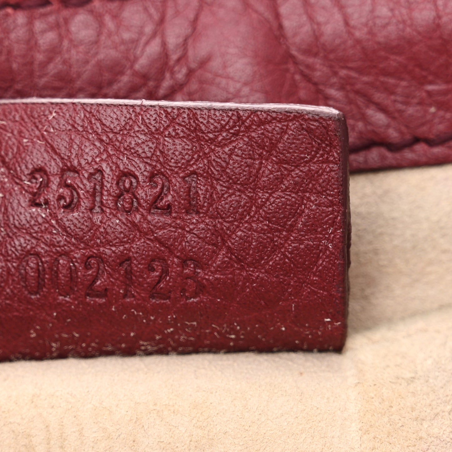 Pebbled Calfskin Small 1973 Chain Shoulder Bag Red