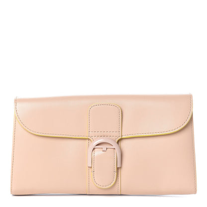 Delvaux Box Calfskin Brillant Biface PTF Long Wallet Nude Lilac 1 of 7