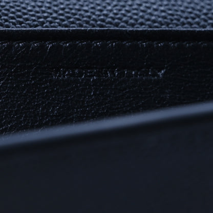 Saint Laurent Grain de Poudre Uptown Chain Wallet Black 7 of 14