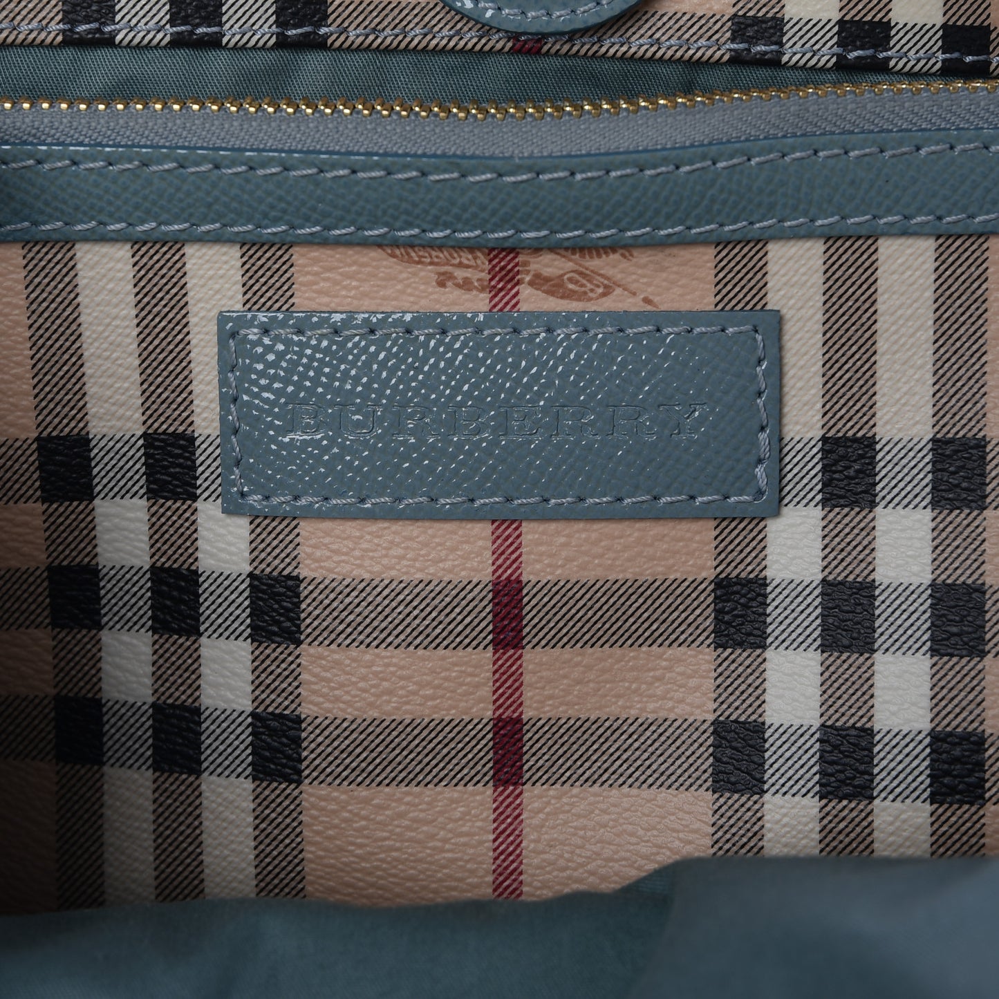 Haymarket Check Small Canterbury Tote Eucalyptus Grey