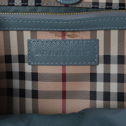 Burberry Haymarket Check Small Canterbury Tote Eucalyptus Grey 6 of 11