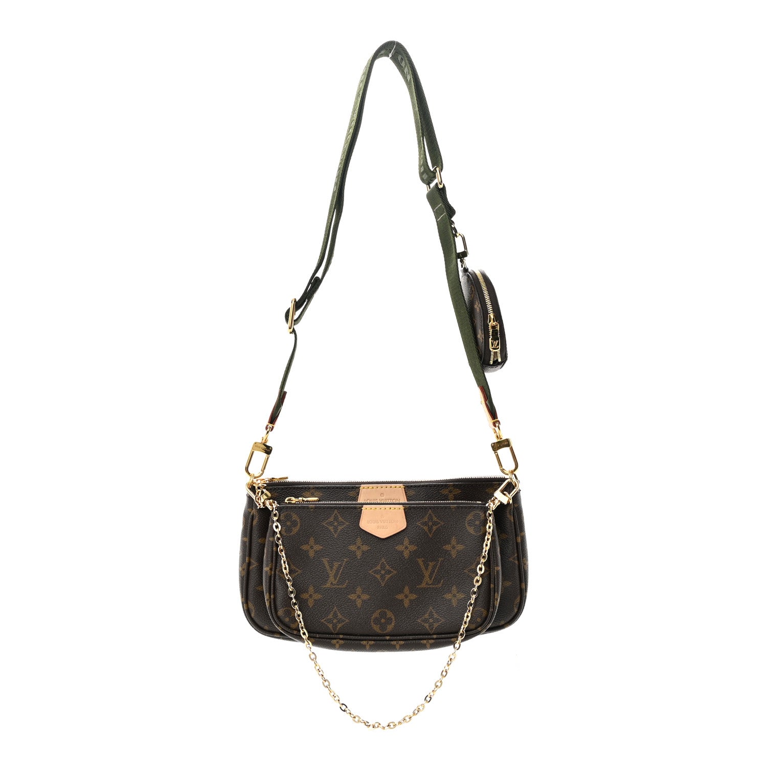 Louis Vuitton Monogram Multi Pochette Accessories Kaki 1 of 12