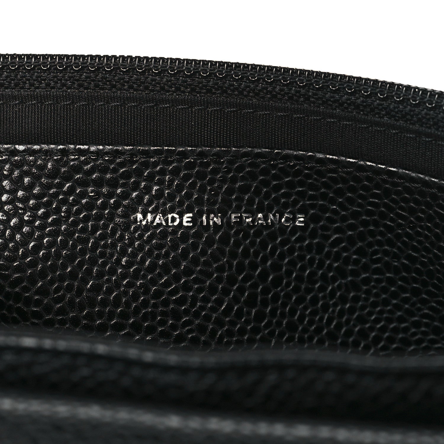Chanel Caviar Half Moon Wallet On Chain WOC Black 7 of 12
