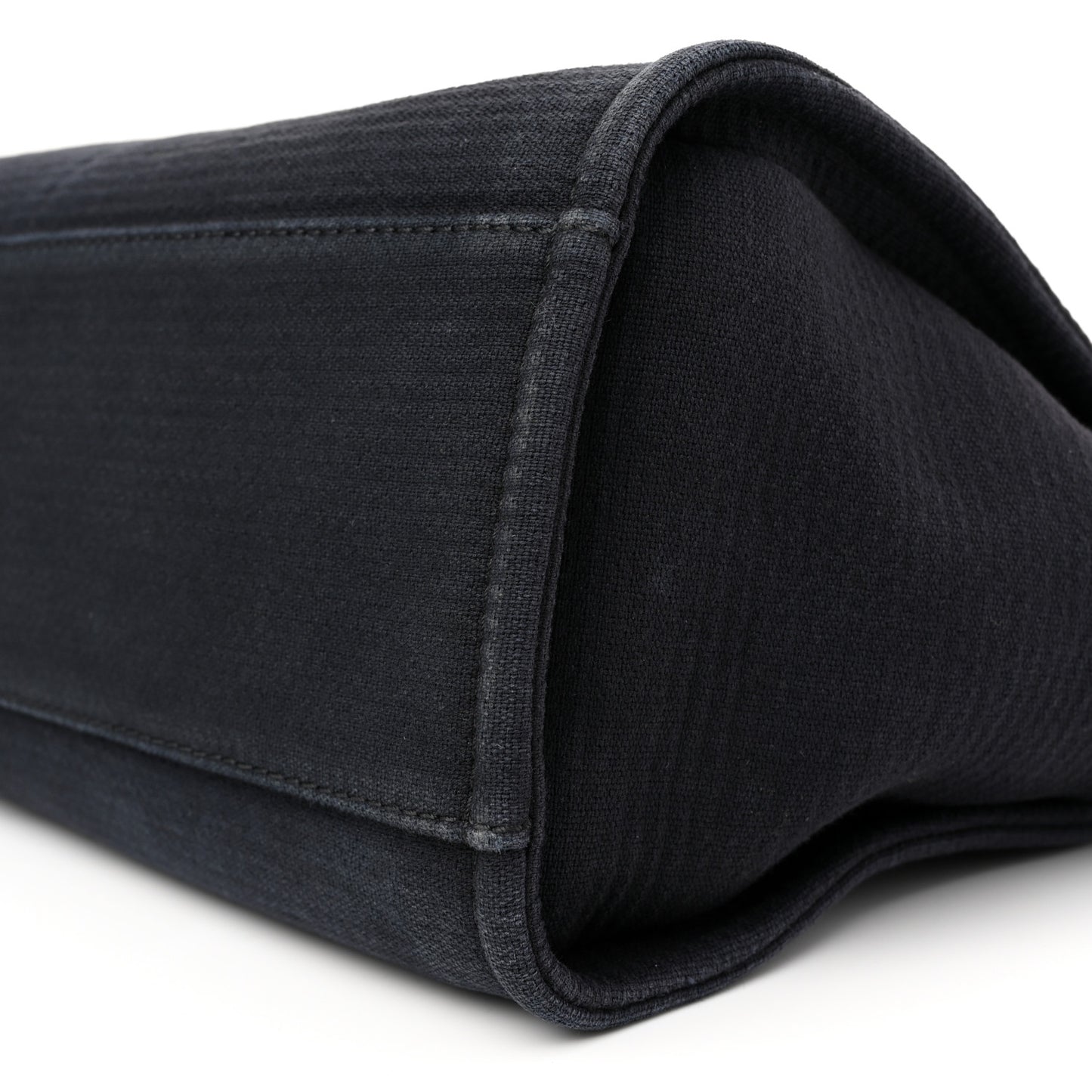 Mixed Fibers Small Deauville Tote Navy Blue