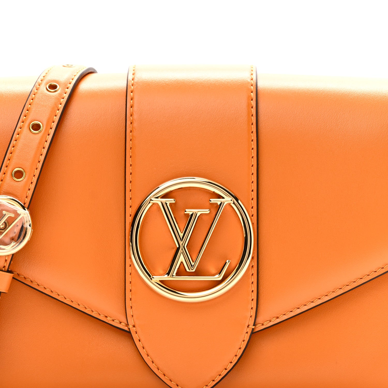Louis Vuitton Smooth Calfskin LV Pont 9 Summer Gold 7 of 9