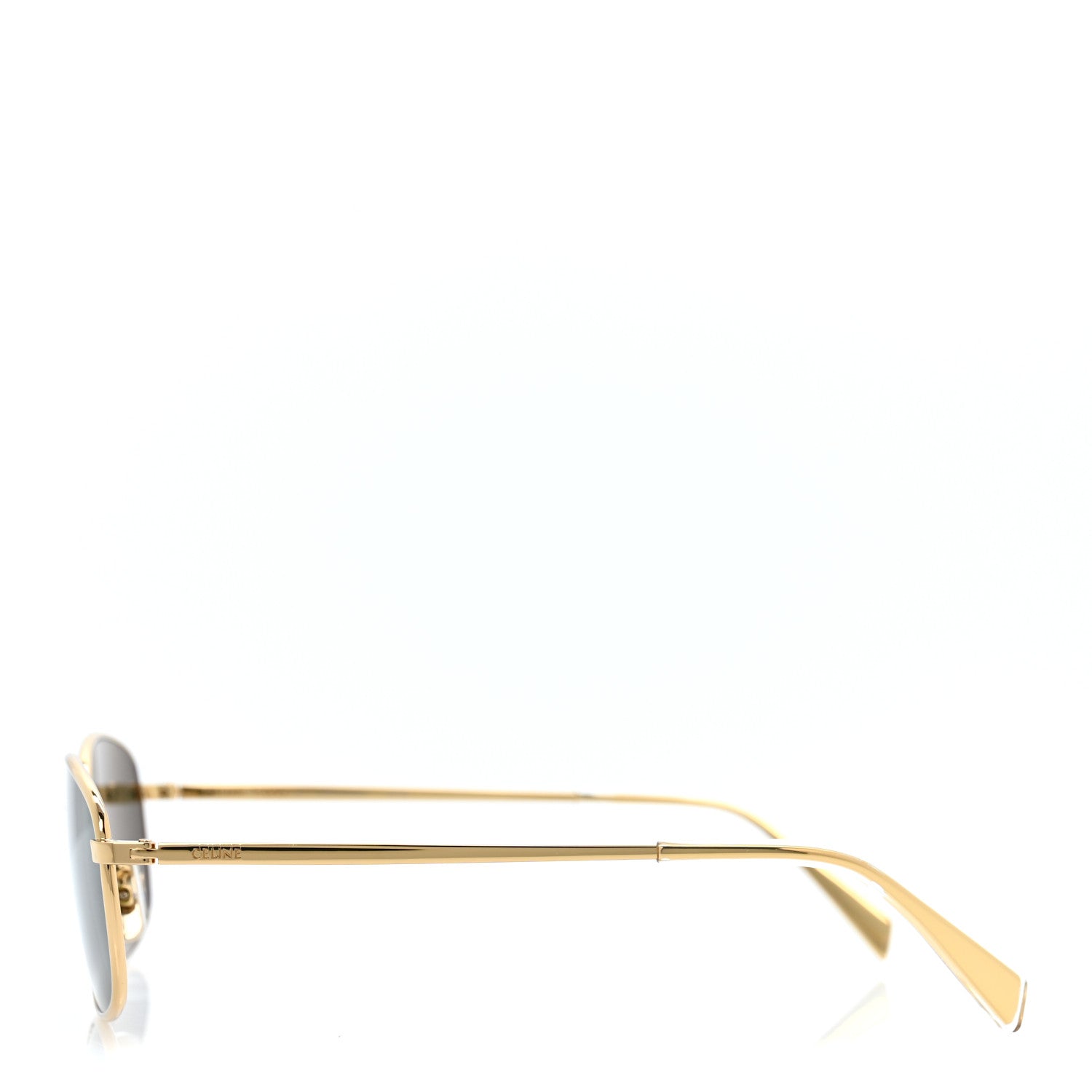 Celine Metal Rhinestone Sunglasses CL40285U Gold 3 of 8