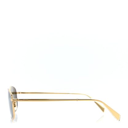 Celine Metal Rhinestone Sunglasses CL40285U Gold 3 of 8
