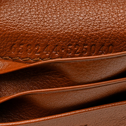 Gucci Wonka Grain Calfskin Diana Card Case Wallet Cuir 7 of 8