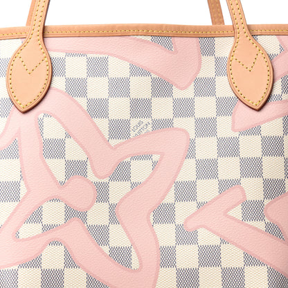 Louis Vuitton Damier Azur Tahitienne Neverfull MM 11 of 11