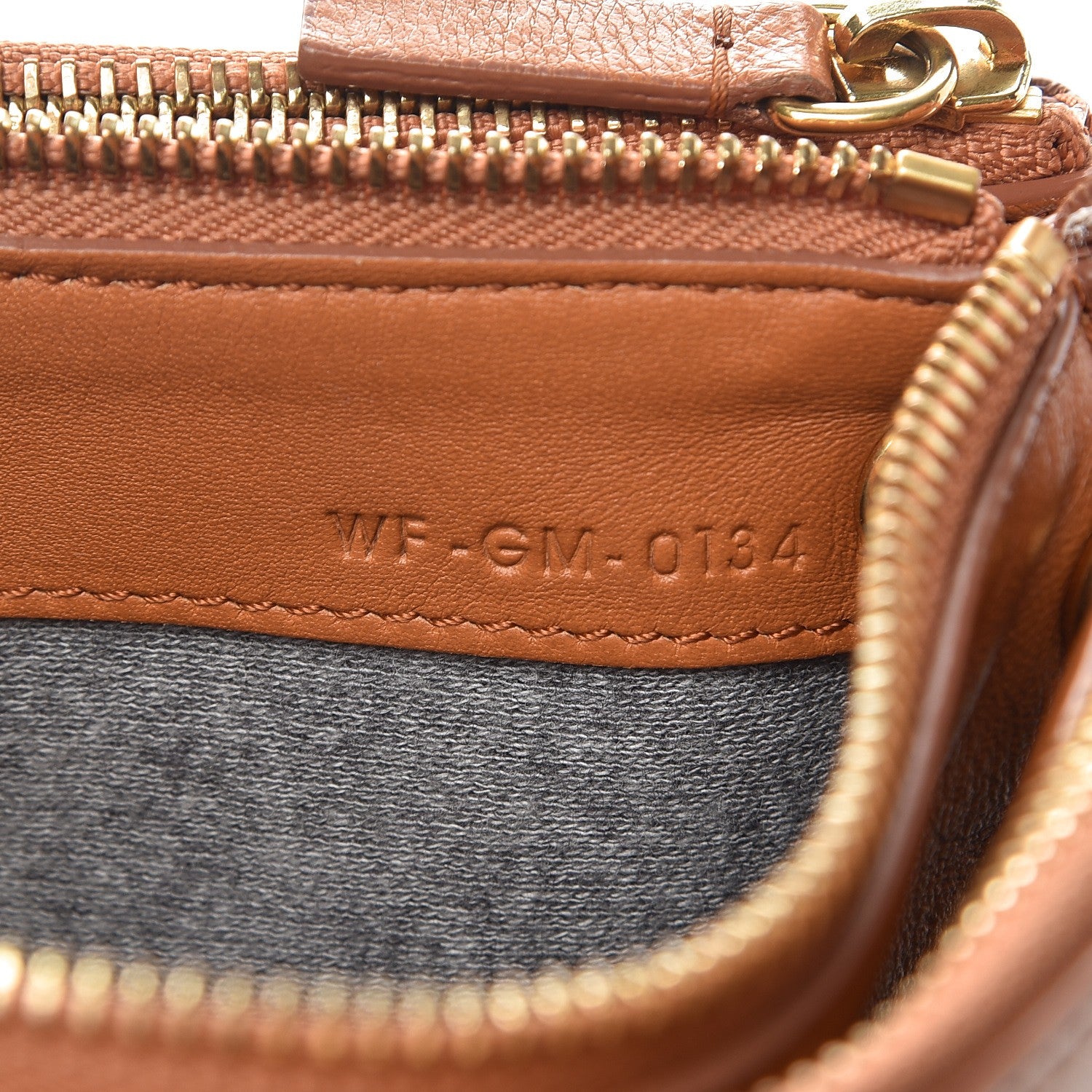 Celine Lambskin Small Trio Crossbody Bag Tan 7 of 10