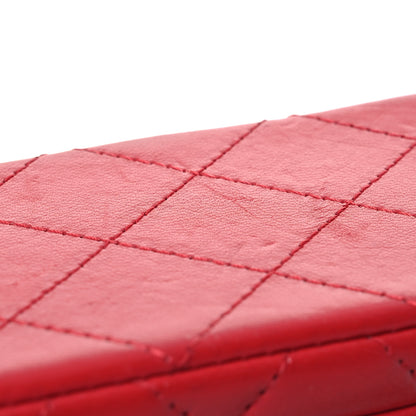 Chanel Lambskin Quilted Mini Top Handle Rectangular Flap Red 15 of 16