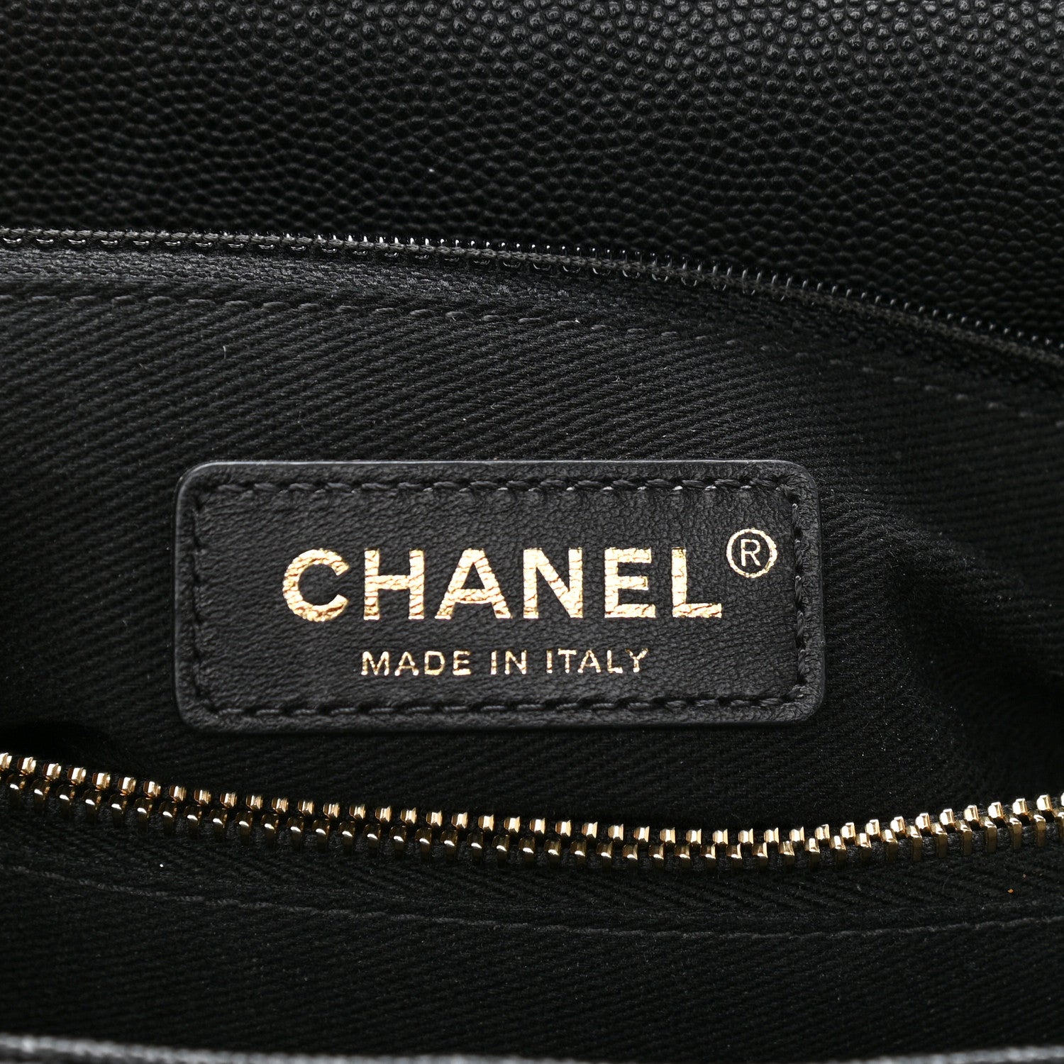 Chanel Caviar Lizard Embossed Quilted Small Coco Handle Flap Black 5 of 11