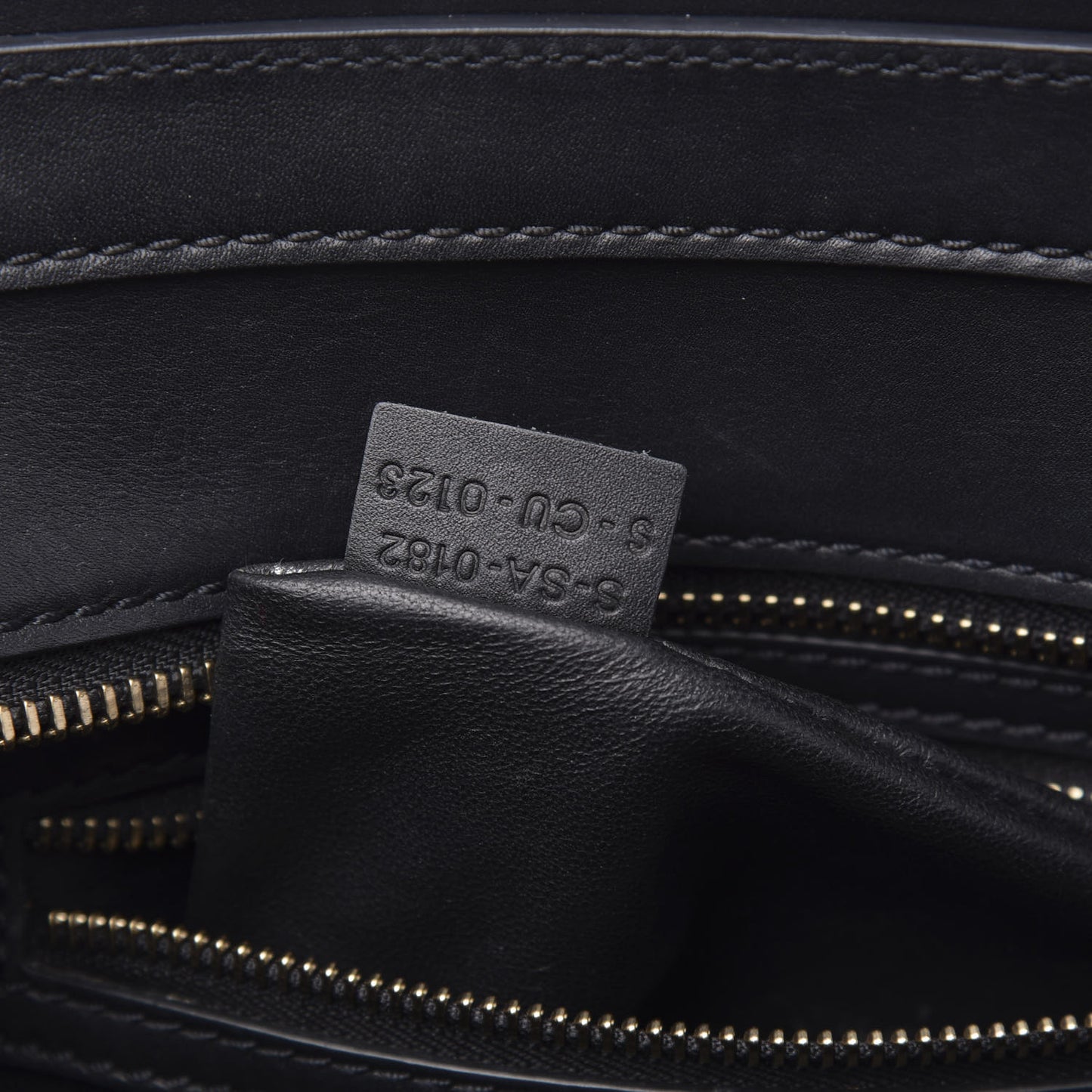 Smooth Calfskin Micro Luggage Black