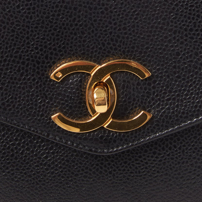 Chanel Caviar CC Shoulder Bag Black 7 of 9