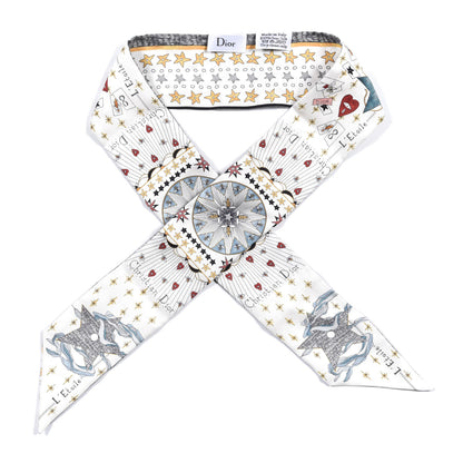 Christian Dior Silk L'Etoile Mitzah Scarf 1 of 5