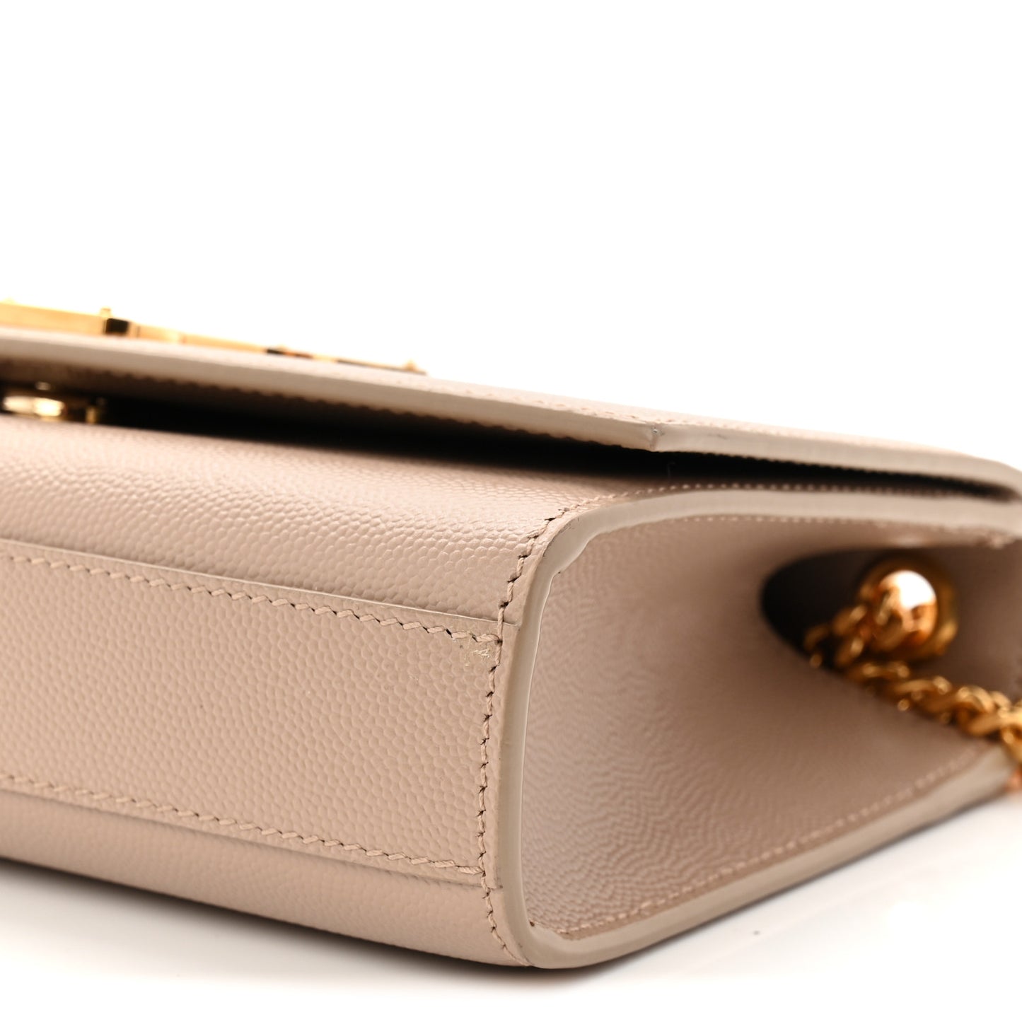 Grain De Poudre Small Monogram Kate Satchel Dark Beige