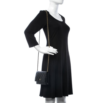 Chanel Caviar Quilted Wallet On Chain WOC Black 2 of 9