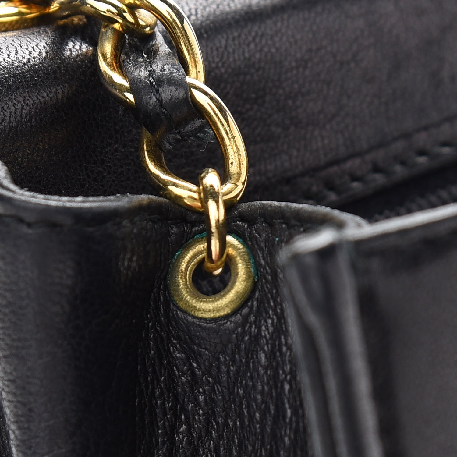 Chanel Lambskin Quilted CC Small Single Flap Black 11 of 13