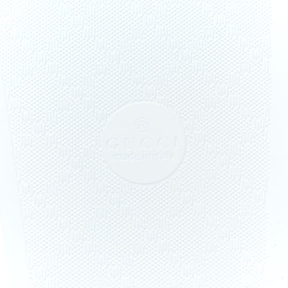 Gucci Rubber GG Monogram Mens Slide Sandals 10 White 6 of 8