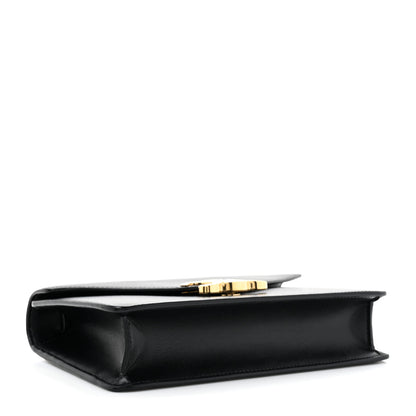 Celine Shiny Calfskin Triomphe Margo Wallet on Chain Black 4 of 11