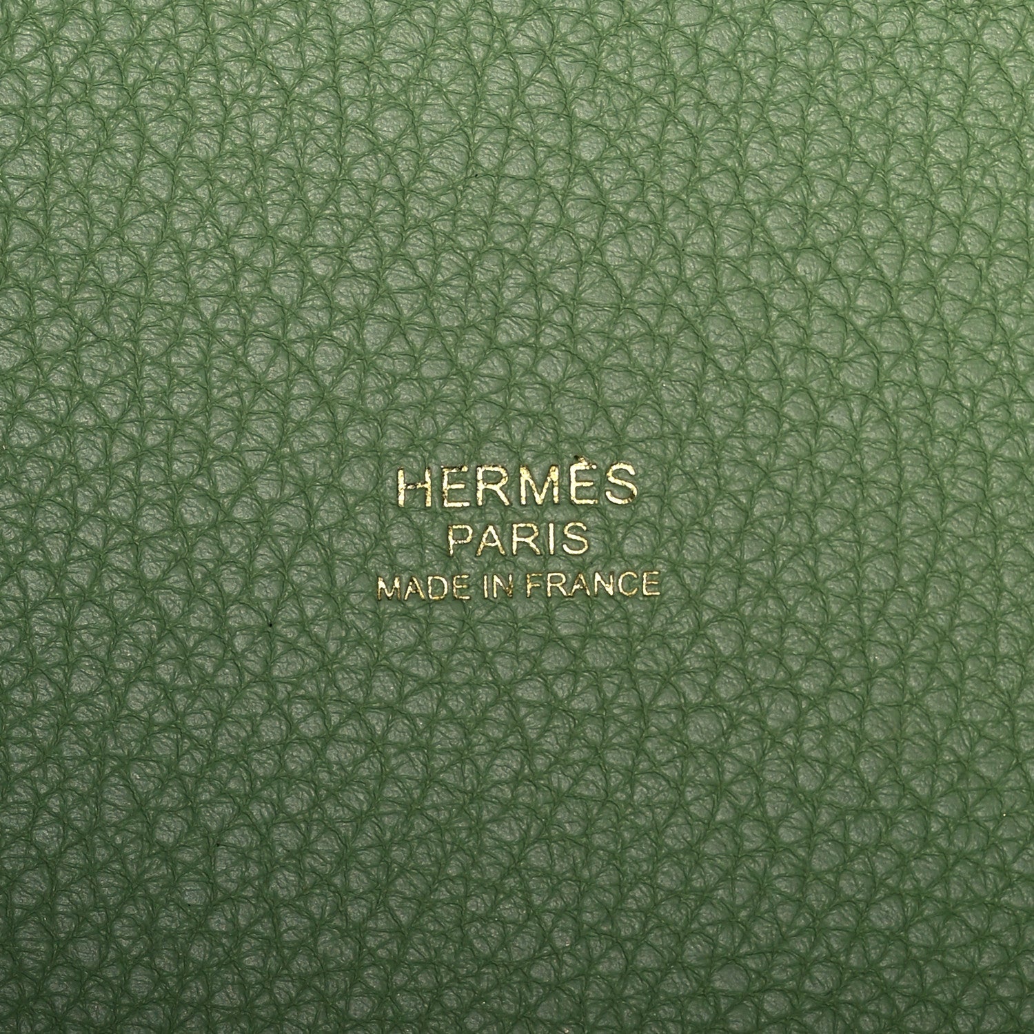 Hermes Taurillon Maurice Picotin Lock 18 PM Vert Criquet 6 of 10