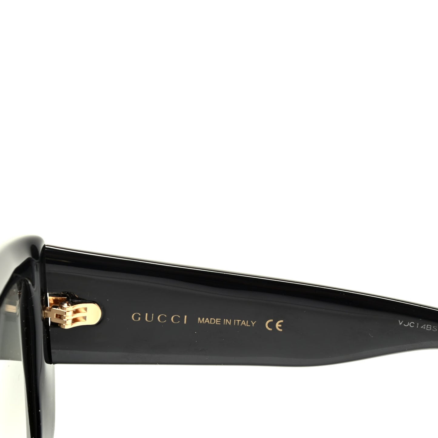 Acetate Square Frame Sunglasses GG0141S Black