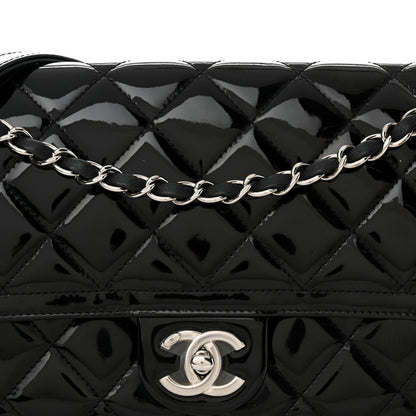 Chanel Patent Quilted Large Coco Shine Flap Black 8 of 13