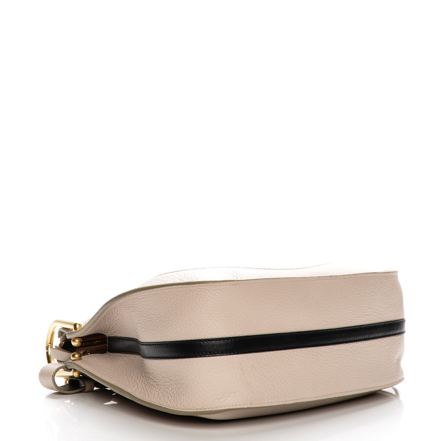 Chloe Grained Calfskin Small Hayley Hobo Abstract White 4 of 9