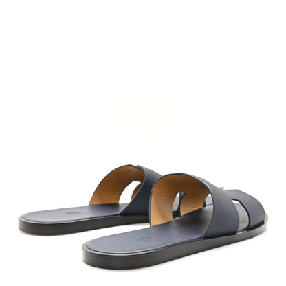 Hermes Epsom Mens Izmir Sandals 45.5 Marine 5 of 10