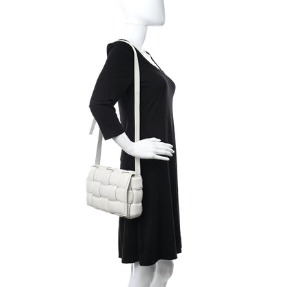 Bottega Veneta Nappa Maxi Intreccio Padded Cassette Crossbody Bag Chalk 2 of 12