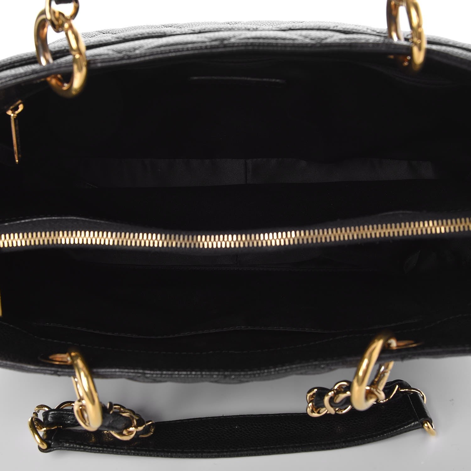 Chanel Caviar Grand Shopping Tote GST Black 5 of 7