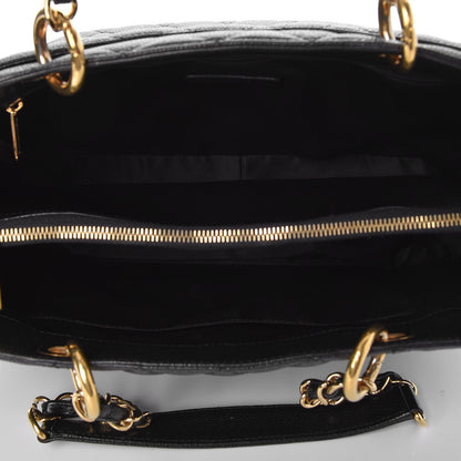 Chanel Caviar Grand Shopping Tote GST Black 5 of 7