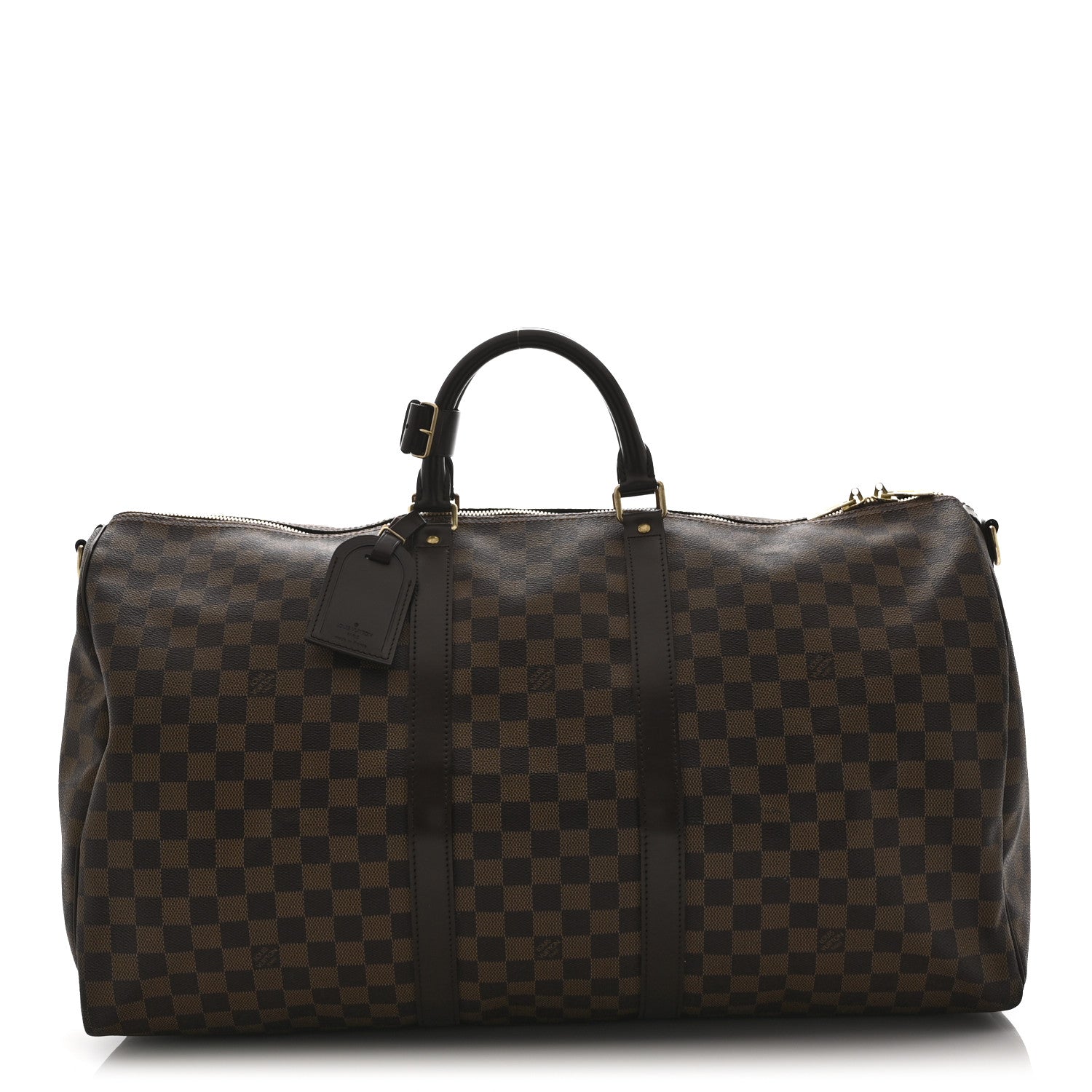 Louis Vuitton Damier Ebene Keepall Bandouliere 55 1 of 9