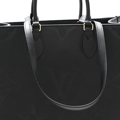 Louis Vuitton Empreinte Monogram Giant Onthego MM Black 7 of 10