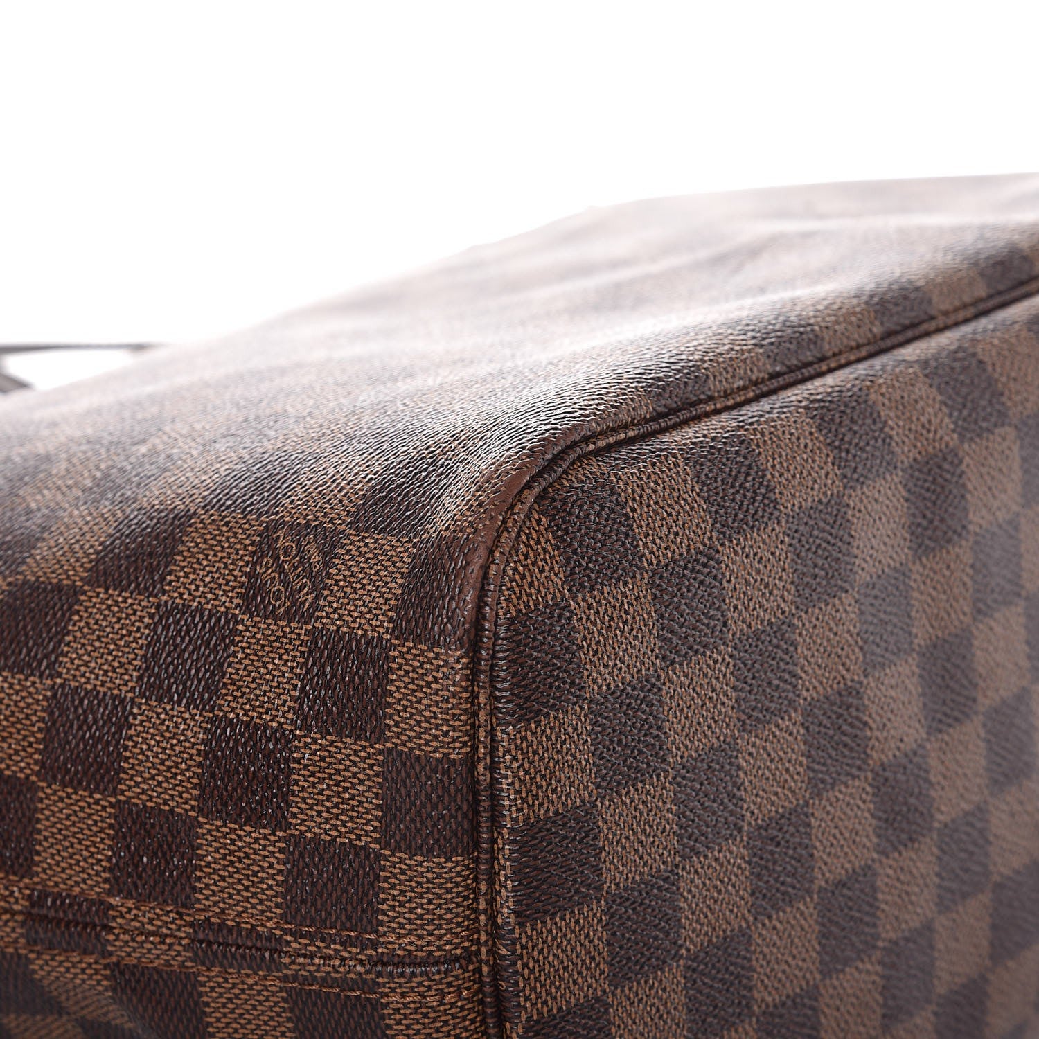 Louis Vuitton Damier Ebene Neo Neverfull MM Rose Ballerine 12 of 15