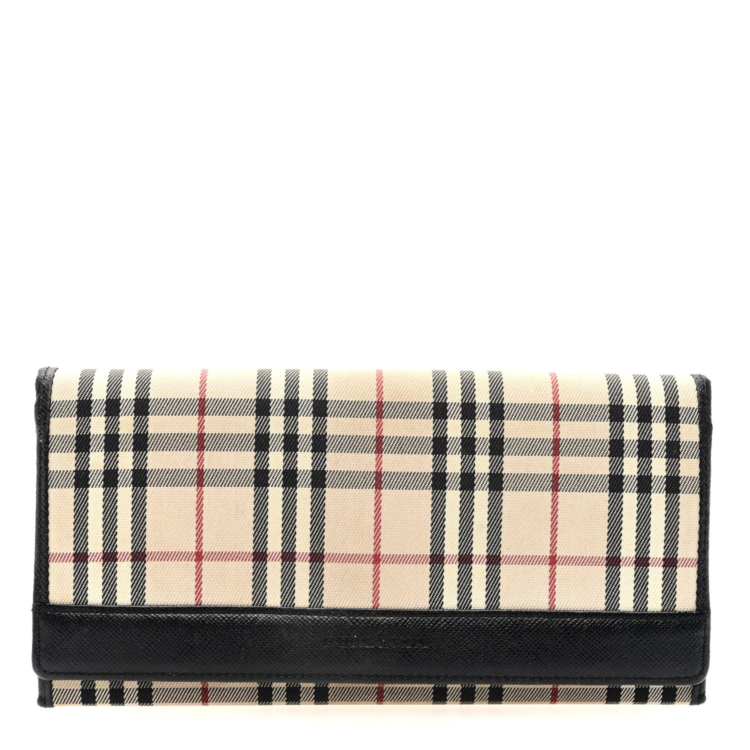 Burberry House Check Continental Wallet Black 1 of 8