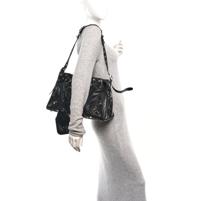 Balenciaga Agneau Arena Neo Cagole City Handbag Black 2 of 11